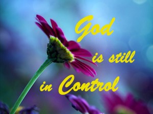 God is in control
